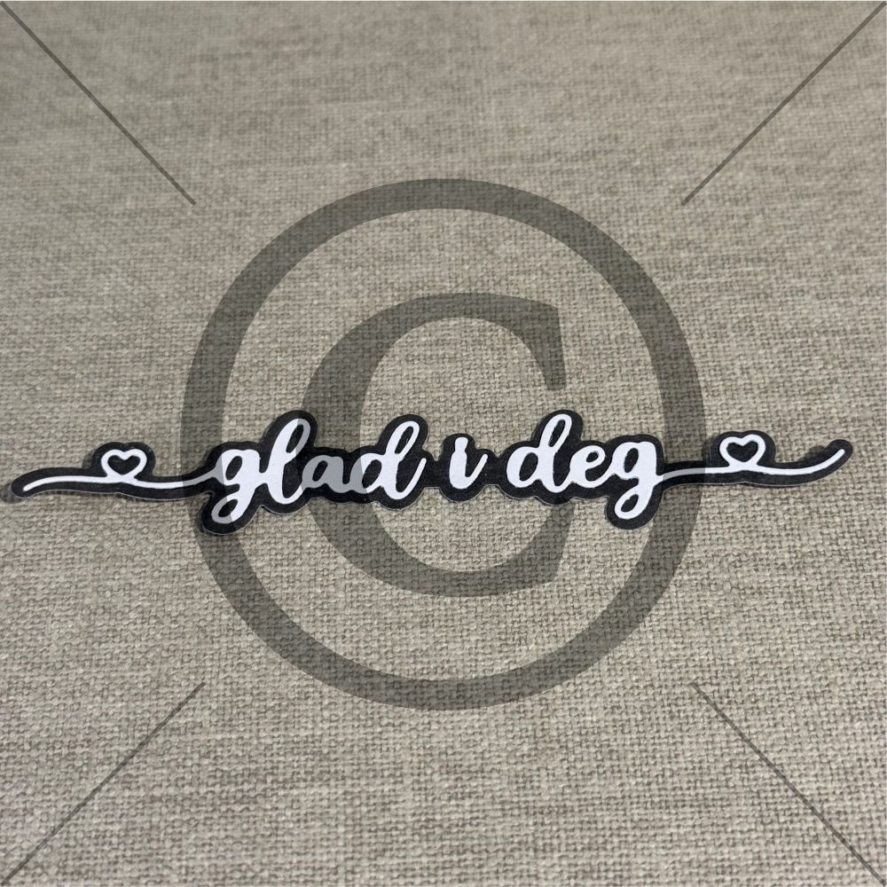 Papirdesign  Dies- Glad i deg 4 - Bilde 1