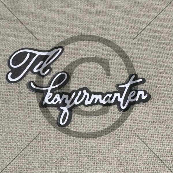 Papirdesign  Dies - Til konfirmanten 2