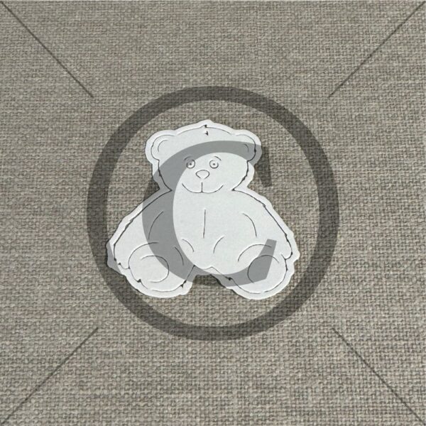 Papirdesign - Bamse, liten Dies