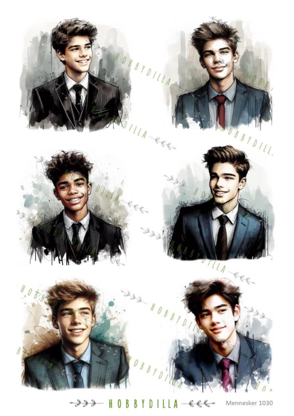 Motivark Mennesker 1030 M Konfirmant gutter