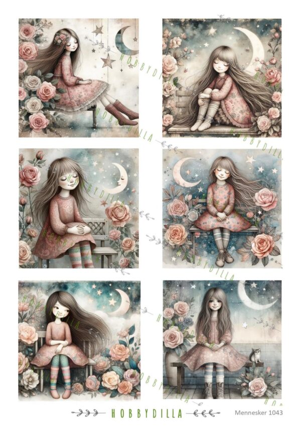 15392.jpg Motivark Barn 1043 M Jenter i måneskinn