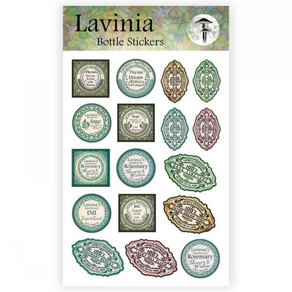 Lavinia Bottle / Vintage Stickers