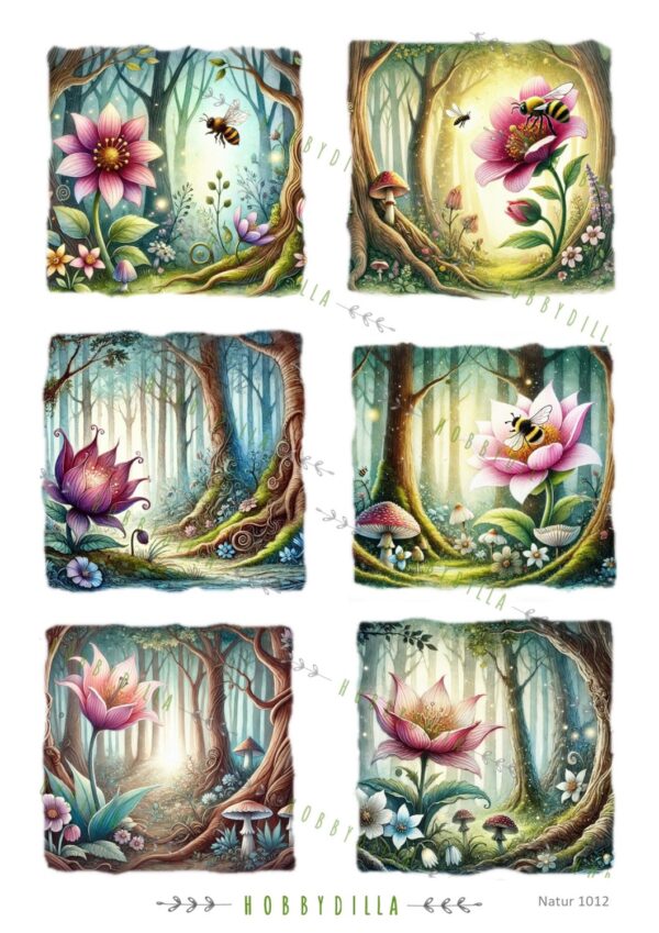 15473.jpg Motivark Natur 1012 M Fantasiblomster