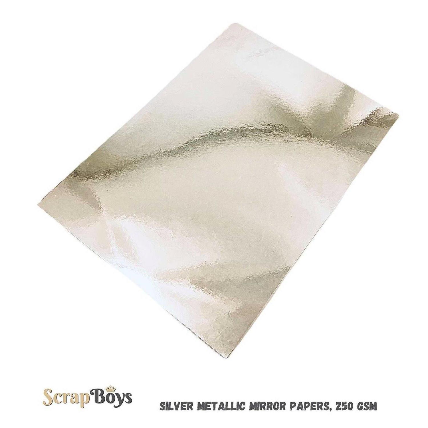 Scrapboys Sølv metallic A4 - Bilde 1