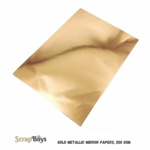 Scrapboys Gull metallic A4 - Bilde 2