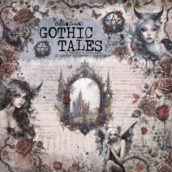 15537.jpg BellaLuna Gothic Tales Collection 12"x12"