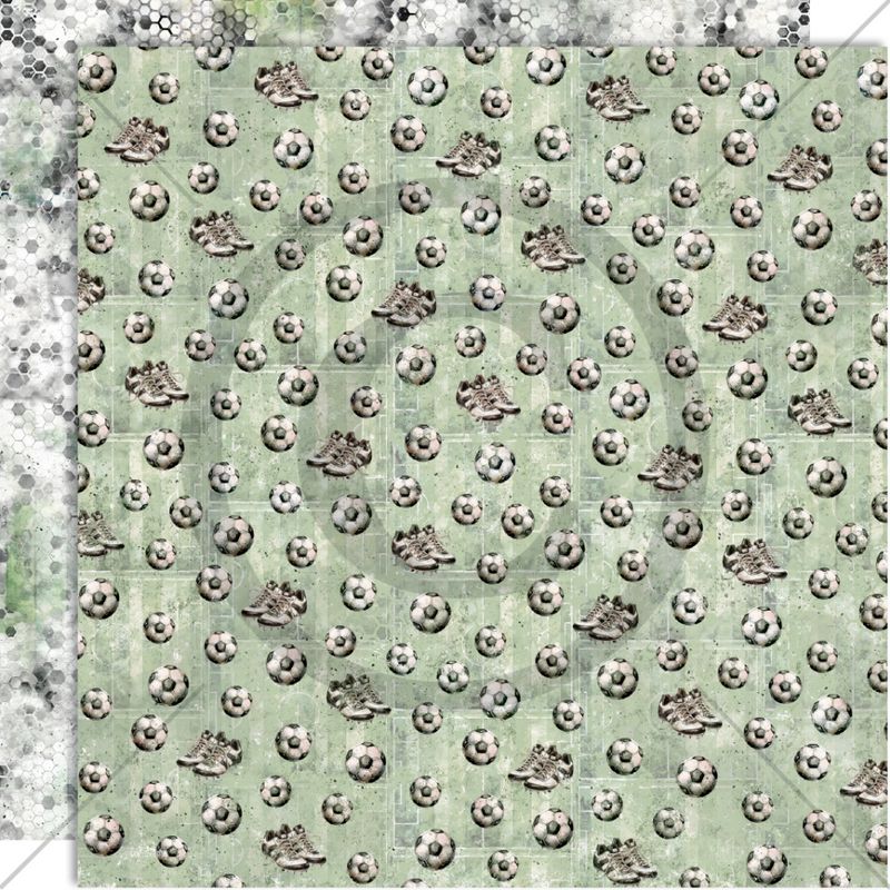 Papirdesign - Ungdomstid - Fotballkamp - Bilde 1