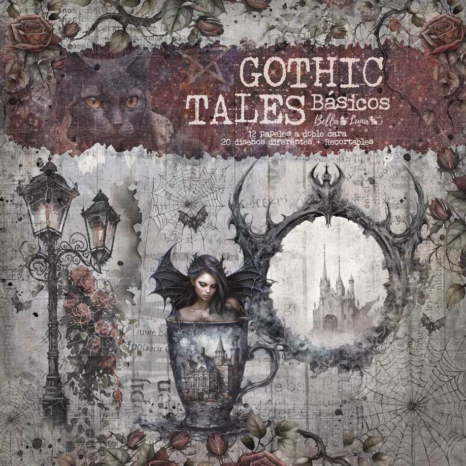 BellaLuna Gothic Tales Basics Collection 12"x12" - Bilde 1