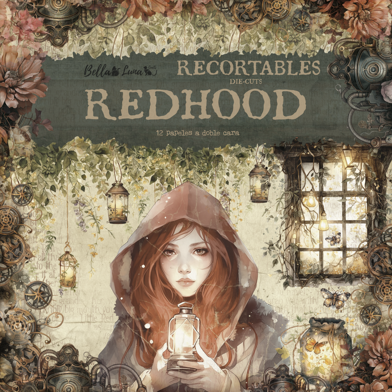 BellaLuna Redhood Cut-0uts Collection 8"x8" - Bilde 1