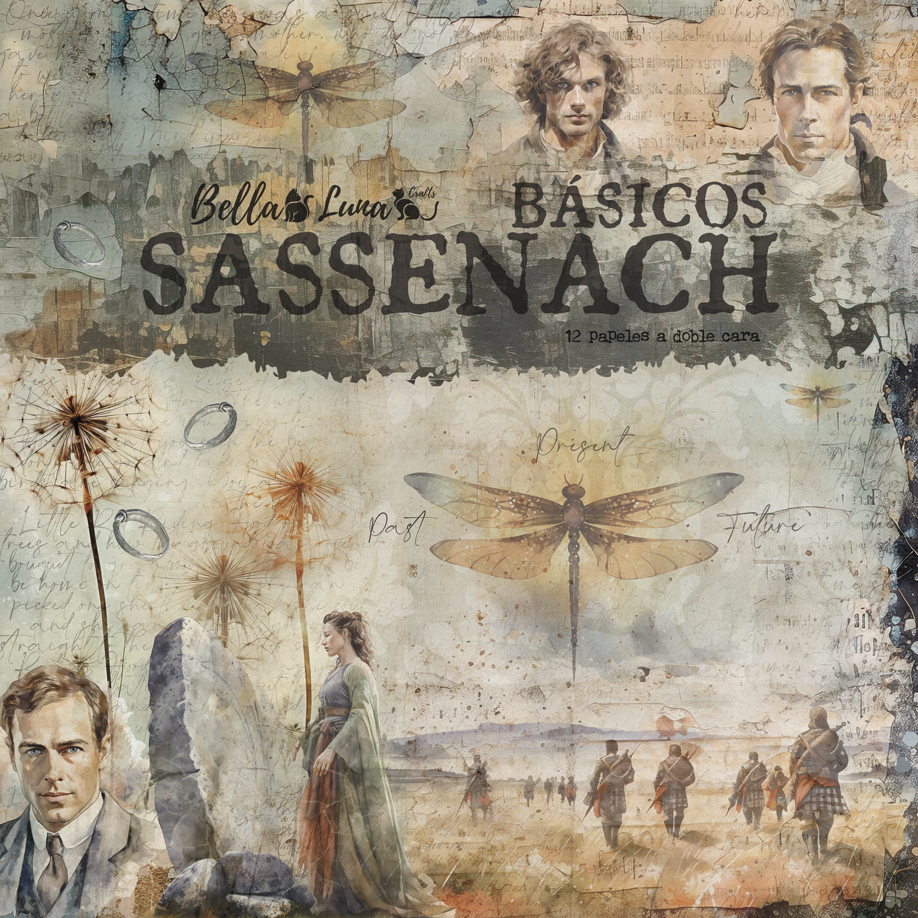 BellaLuna Sassenach Basics Collection 12"x12" - Bilde 1