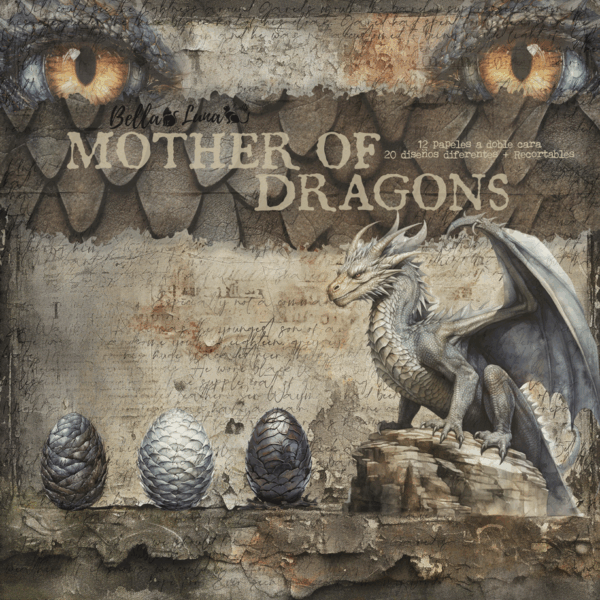 15588-1.png BellaLuna Mother of Dragons Collection 12"x12"