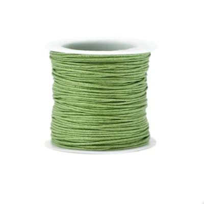 Vokset Bomullstråd - Grønn