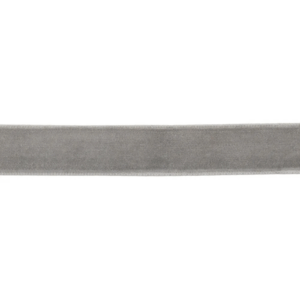 Fløyelsbånd 15mm - Grå - Bilde 2