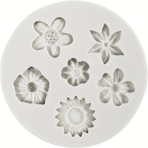 Silikonform - Blomster