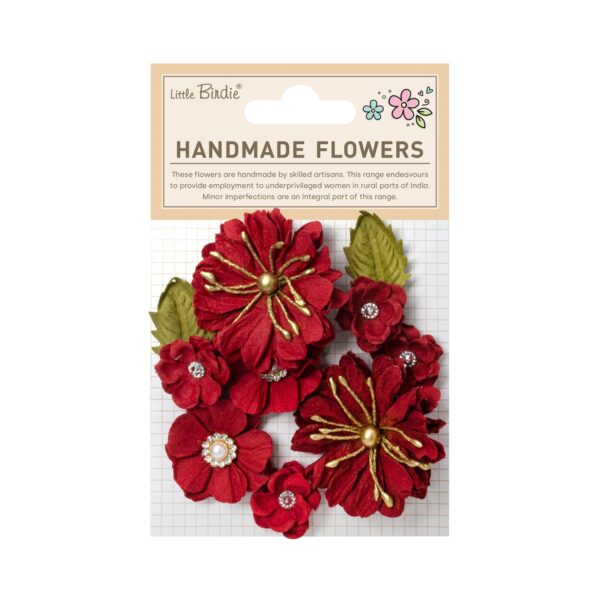 15731.jpg Little Birdie Liora Cardinal Red 10 stk