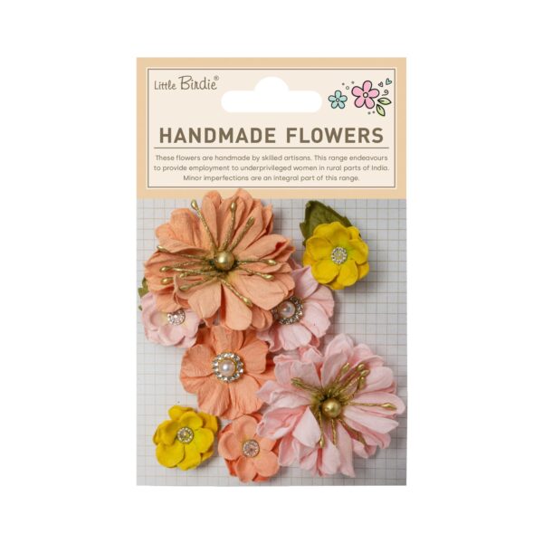 15734.jpg Little Birdie Liora Sunny Rose 10 stk