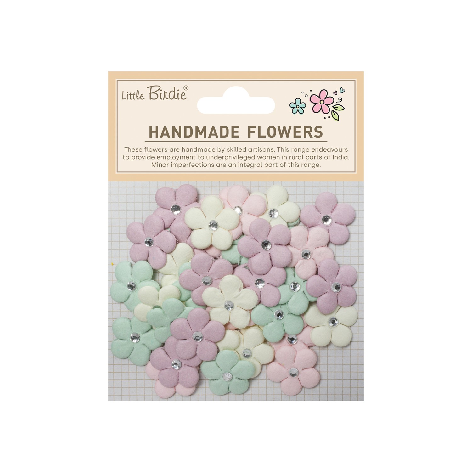 Little Birdie Daisies Fairy Garden 40 stk - Bilde 1