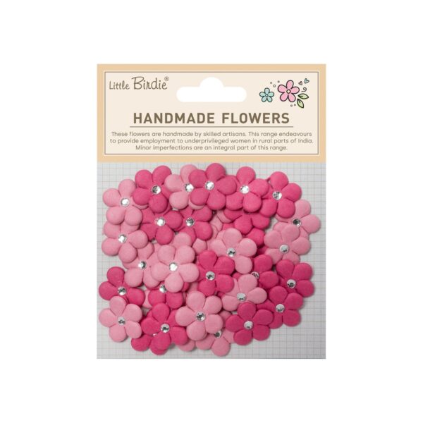 15753.jpg Little Birdie Daisies Pink Passion 40 stk