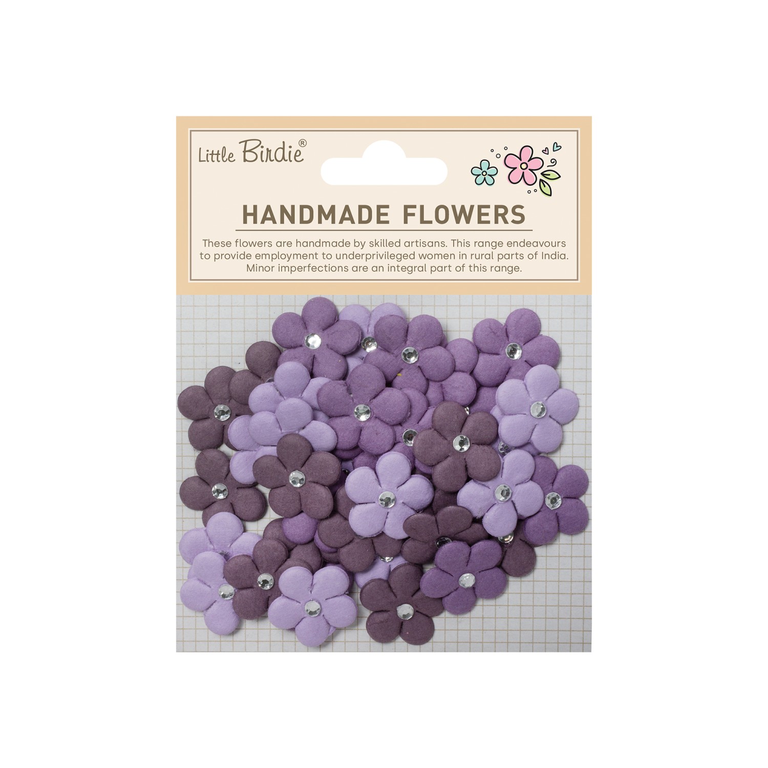 Little Birdie Daisies Grape Surprise 40 stk - Bilde 1