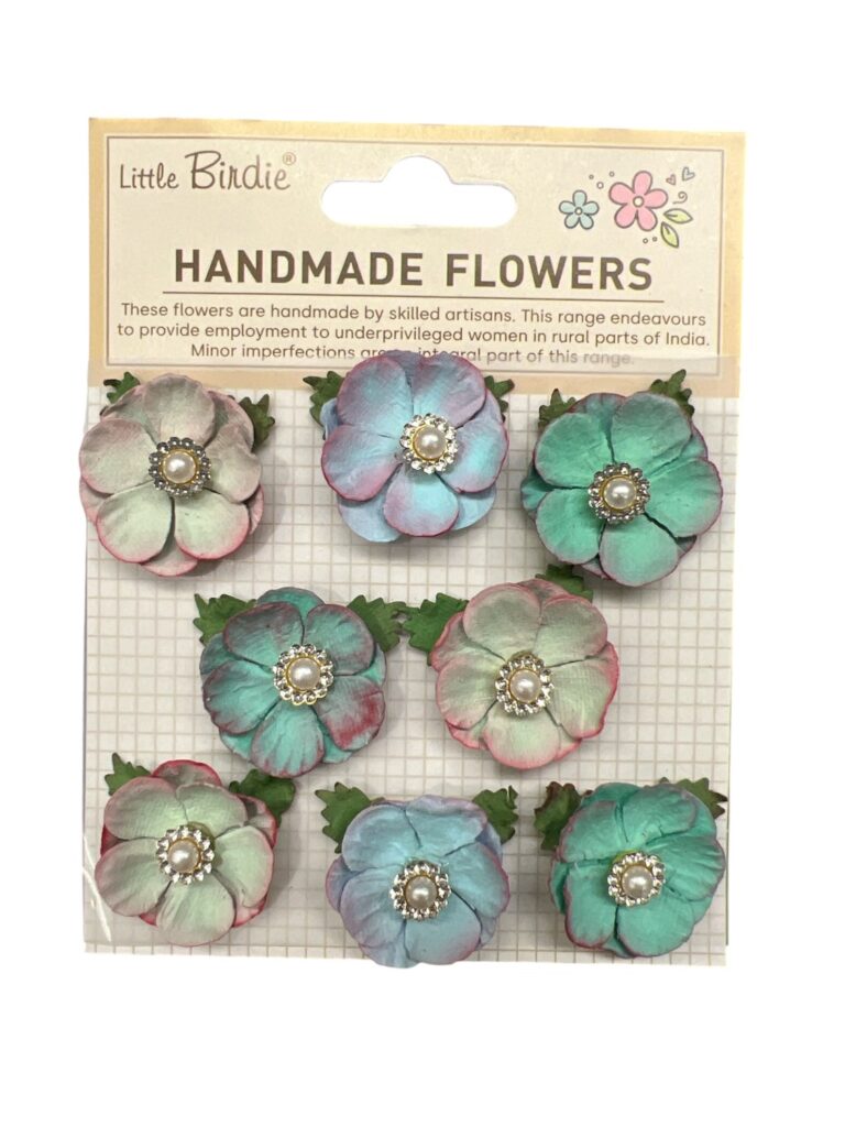 Little Birdie Butter Cup Teal Vibes 8 Stk