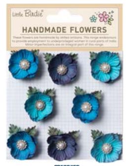 15770.jpg Little Birdie Butter Cup Blue Sky 8 Stk