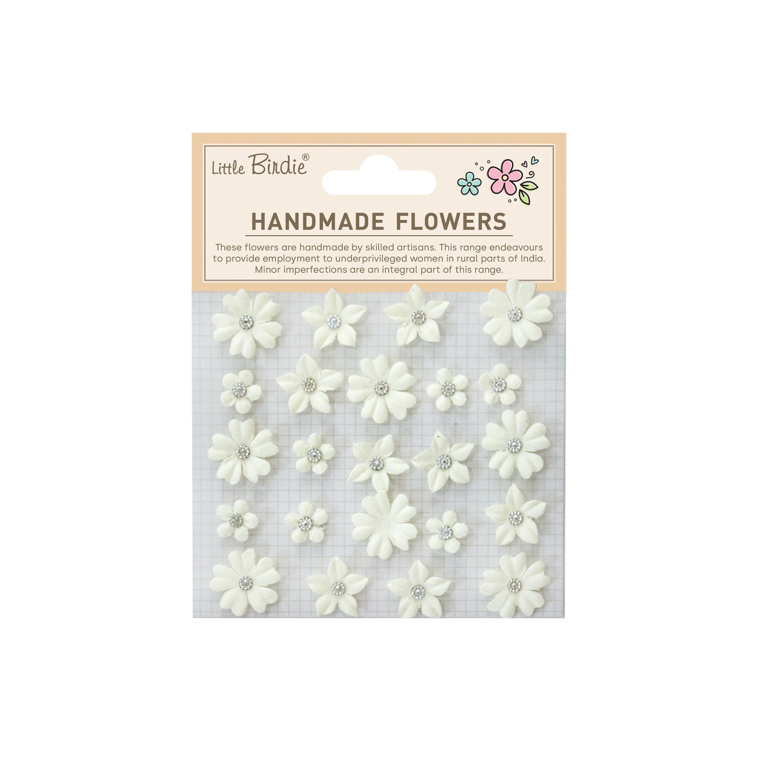 Little Birdie Karolina Ivory Pearl 23 Stk - Bilde 1