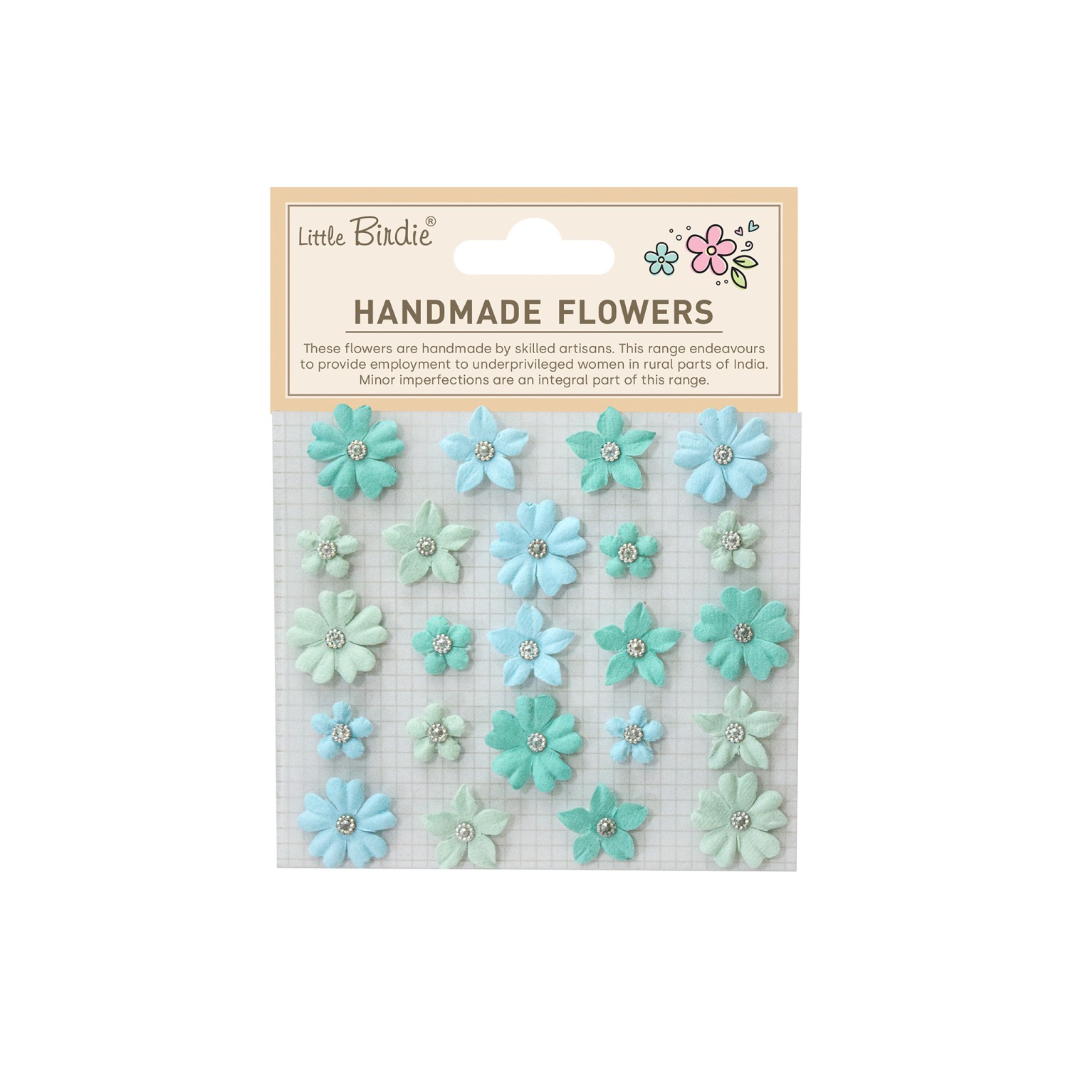 Little Birdie Karolina Teal Vibes 23 Stk - Bilde 1