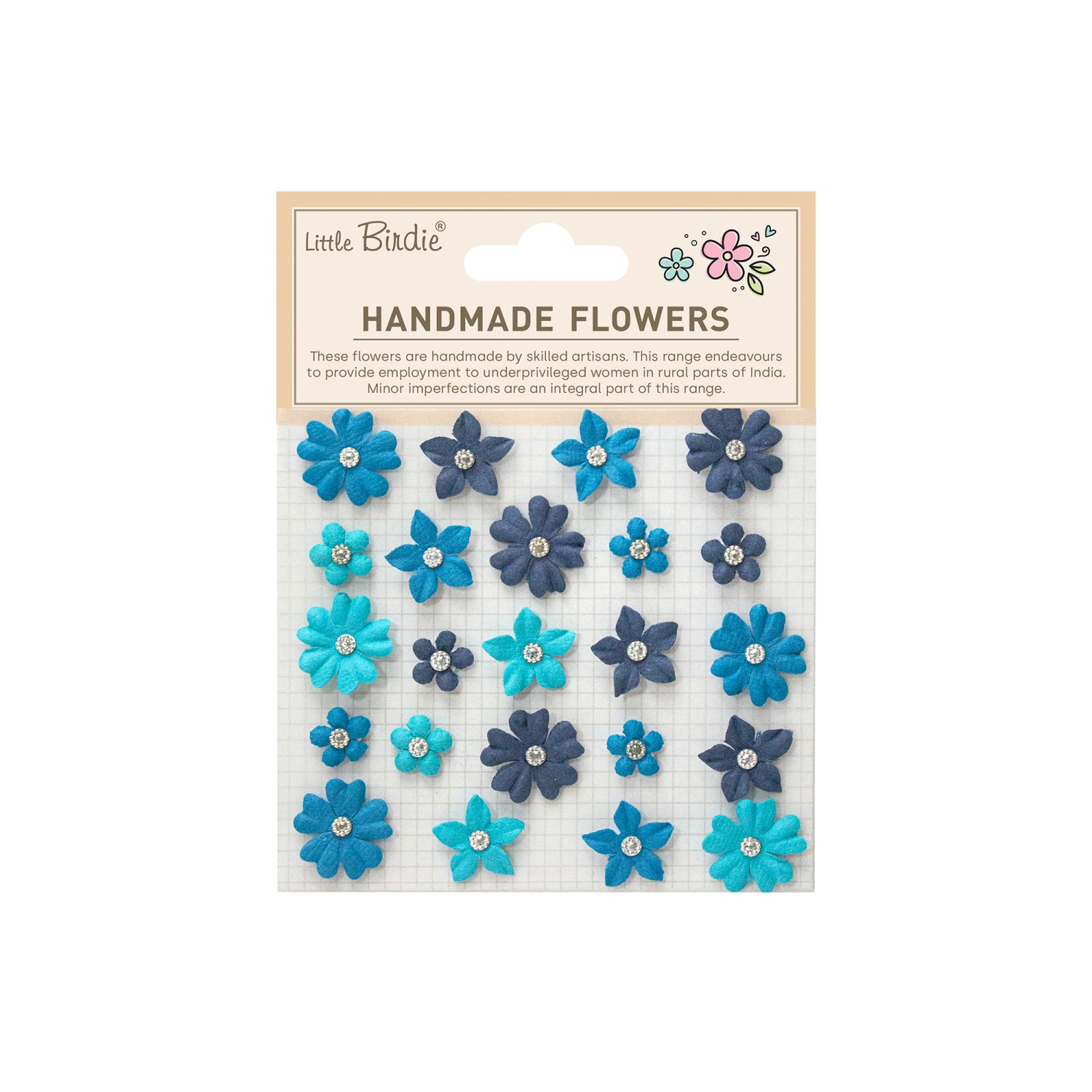 Little Birdie Karolina Sky Blue 23 Stk - Bilde 1