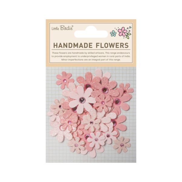 15781.jpg Little Birdie Sparkle Florettes Pink Passion 30 Stk