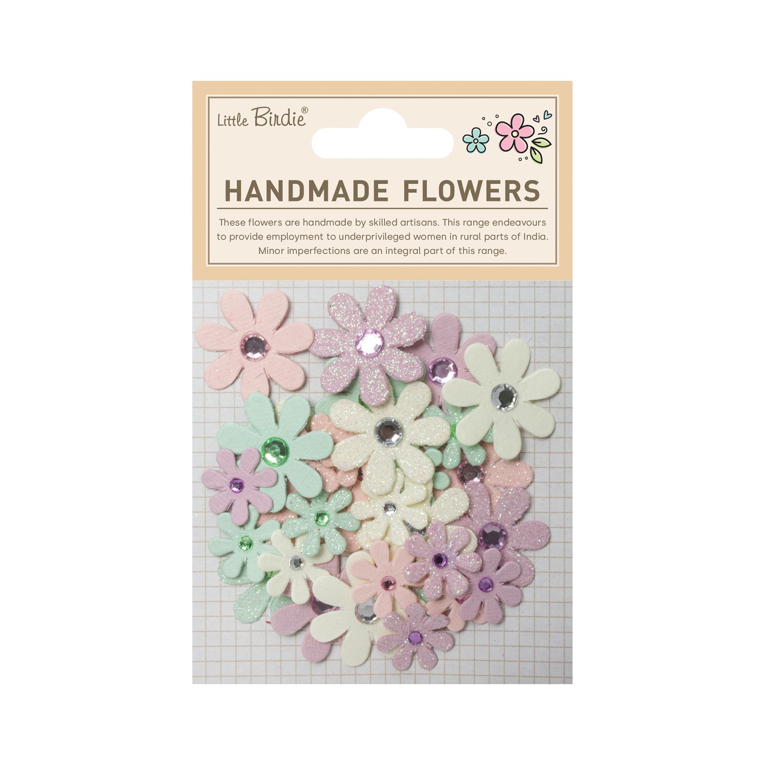 Little Birdie Sparkle Florettes Fairy Garden 30 Stk - Bilde 1