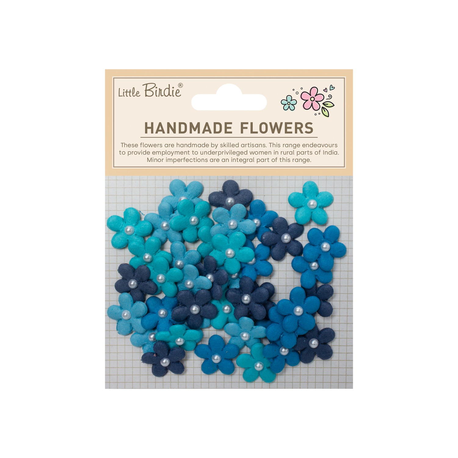 Little Birdie Janice Sky Blue 40 Stk - Bilde 1