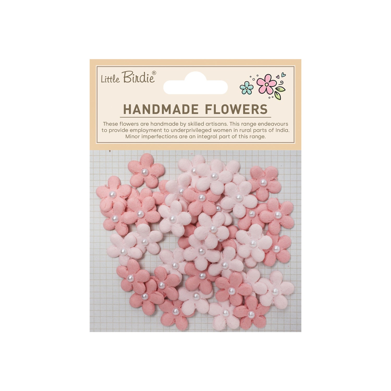 Little Birdie Janice Pink Passion 40 Stk - Bilde 1