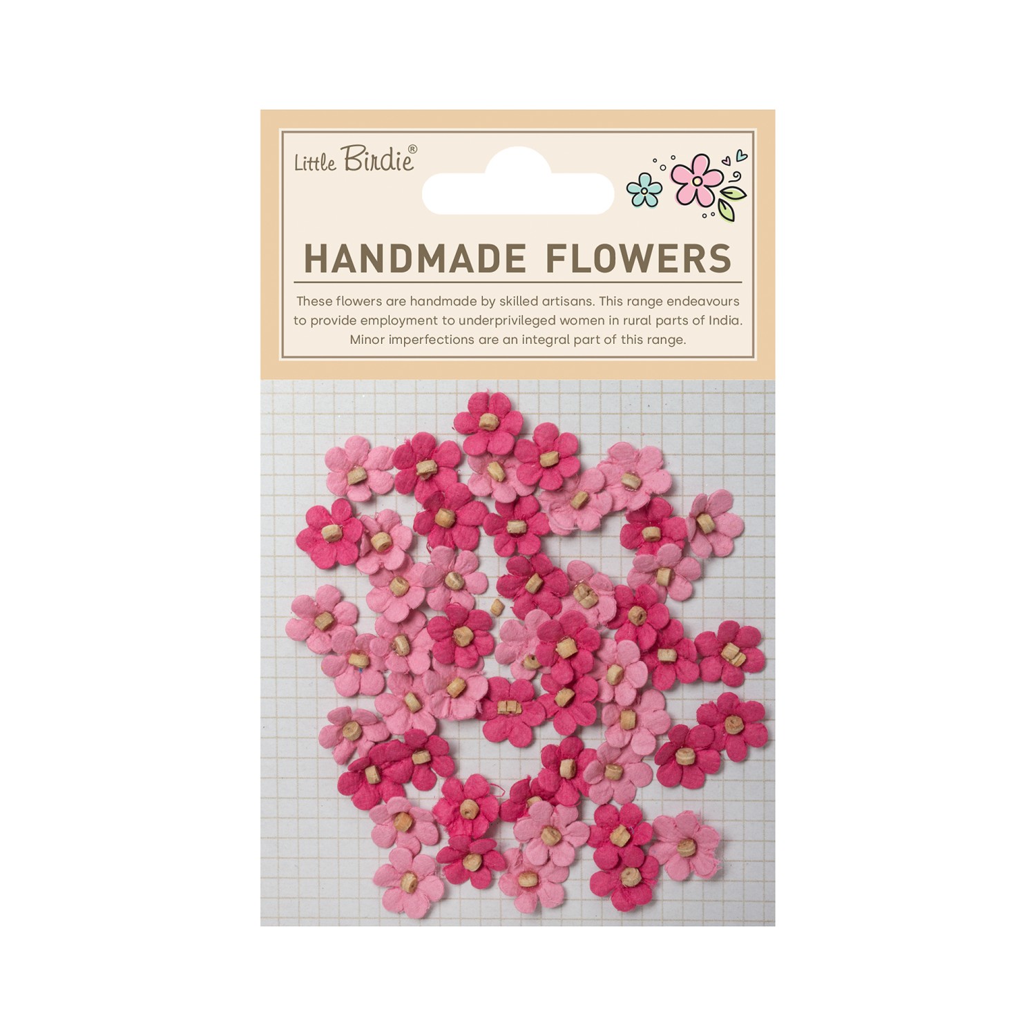 Little Birdie Esme Precious Pink 50 Stk - Bilde 1