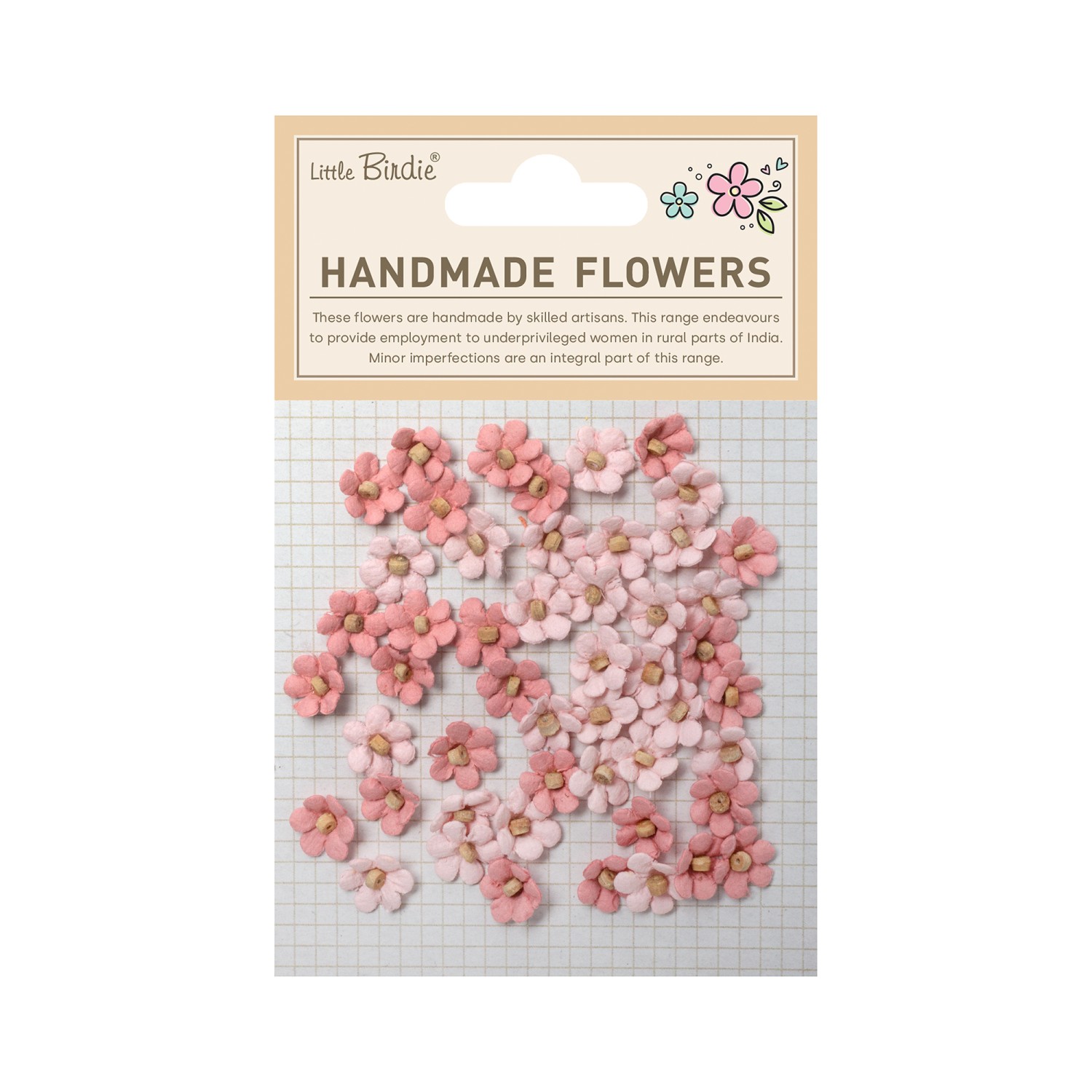 Little Birdie Esme Pink Passion 50 Stk - Bilde 1