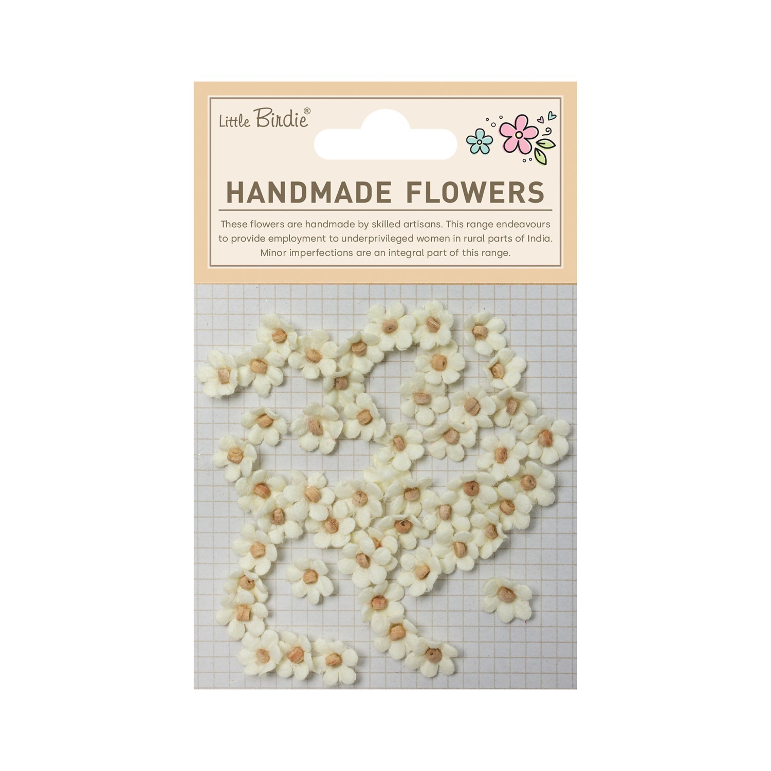 Little Birdie Esme Ivory Pearl 50 Stk - Bilde 1