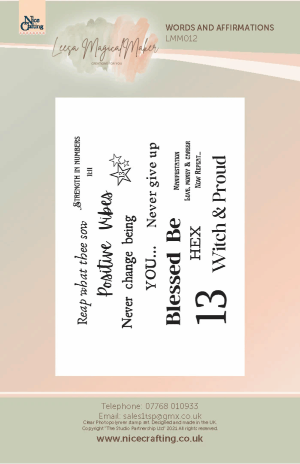 Leesa Magical Maker Words and Affirmations