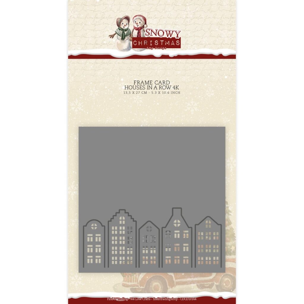 Card Deco Essentials Dies - Houses In A Row