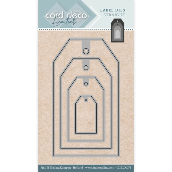Card Deco Essentials Dies - Straight Label