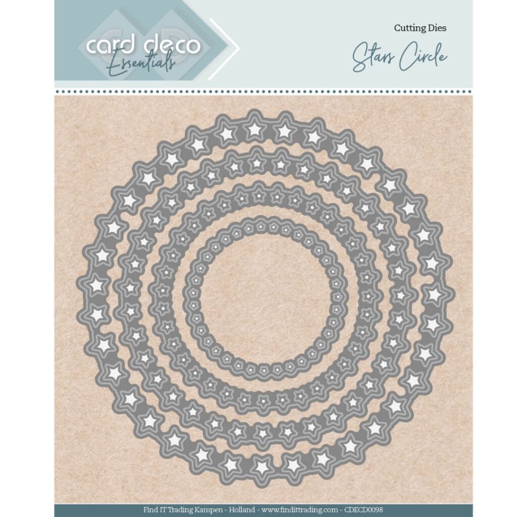 Card Deco Essentials Dies - Nesting Stars Circle