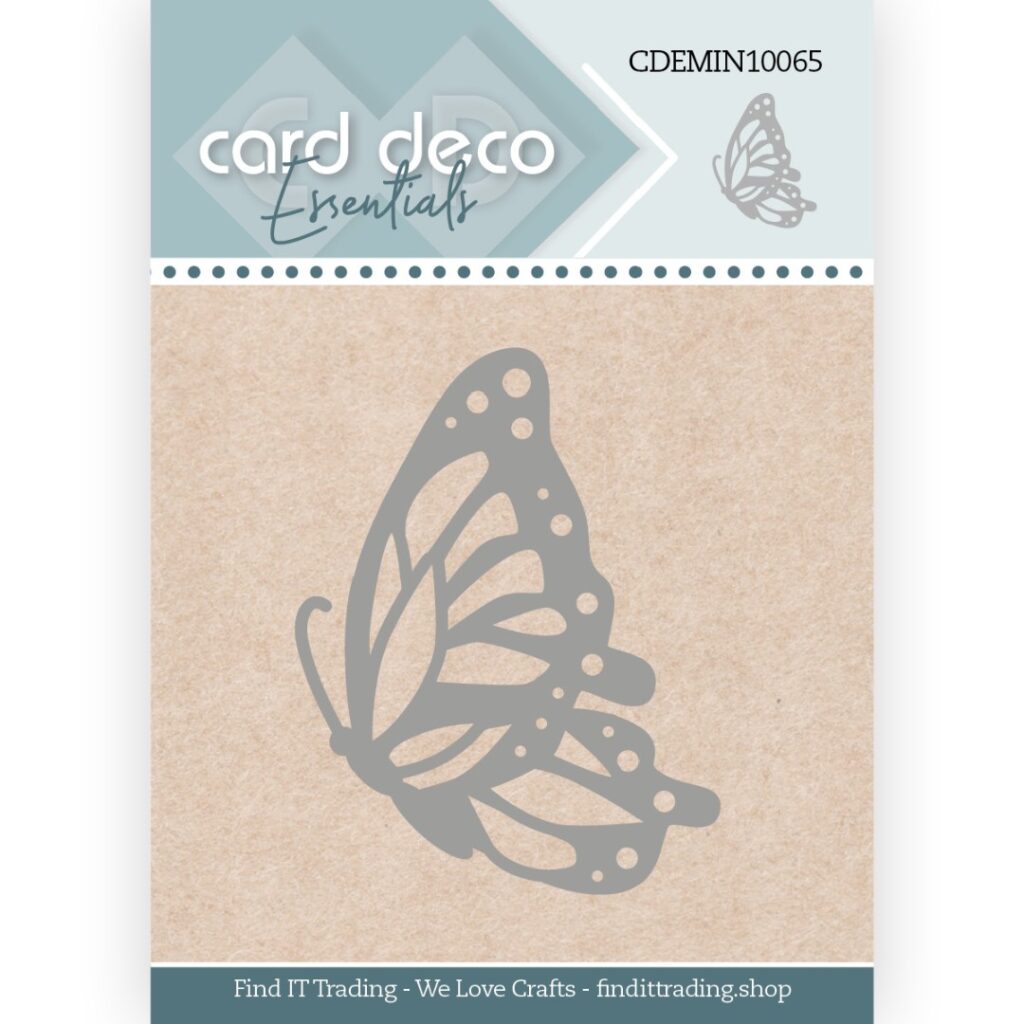 Card Deco Essentials Mini Dies - Sommerfugl Fra Siden