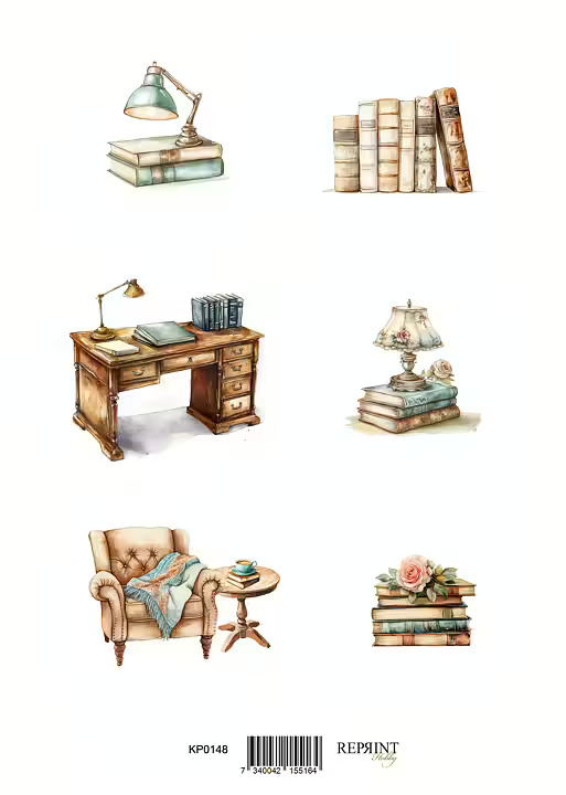 Reprint Motivark A4 The Bookshop