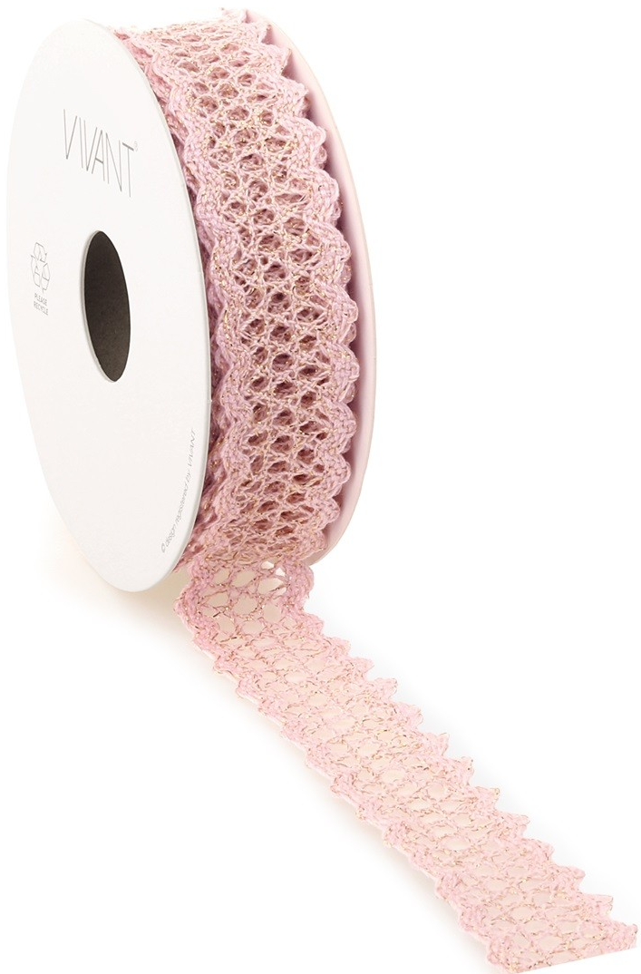 Blonde Rosa Med Innslag Av Gull 25mm - Bilde 1