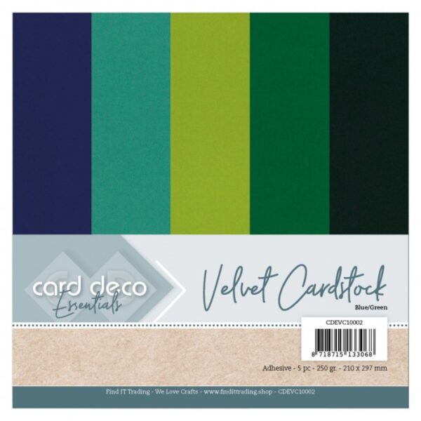 16081.jpg Velvet Cardstock Blue/Green