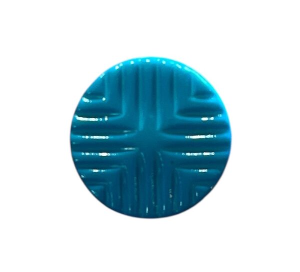 16133.jpg Knapp m/øyefeste 13mm Turkis