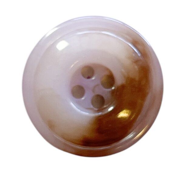 Knapp 4 hulls 25 mm Rosa og Brun