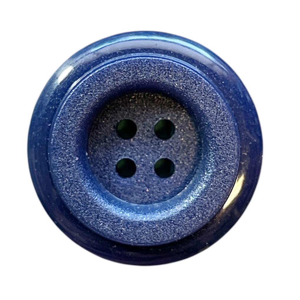 Knapp 4 hulls 25 mm Mørk Blå - Bilde 1