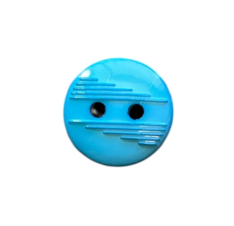 Knapp 2 hulls 10 mm Blå - Bilde 1