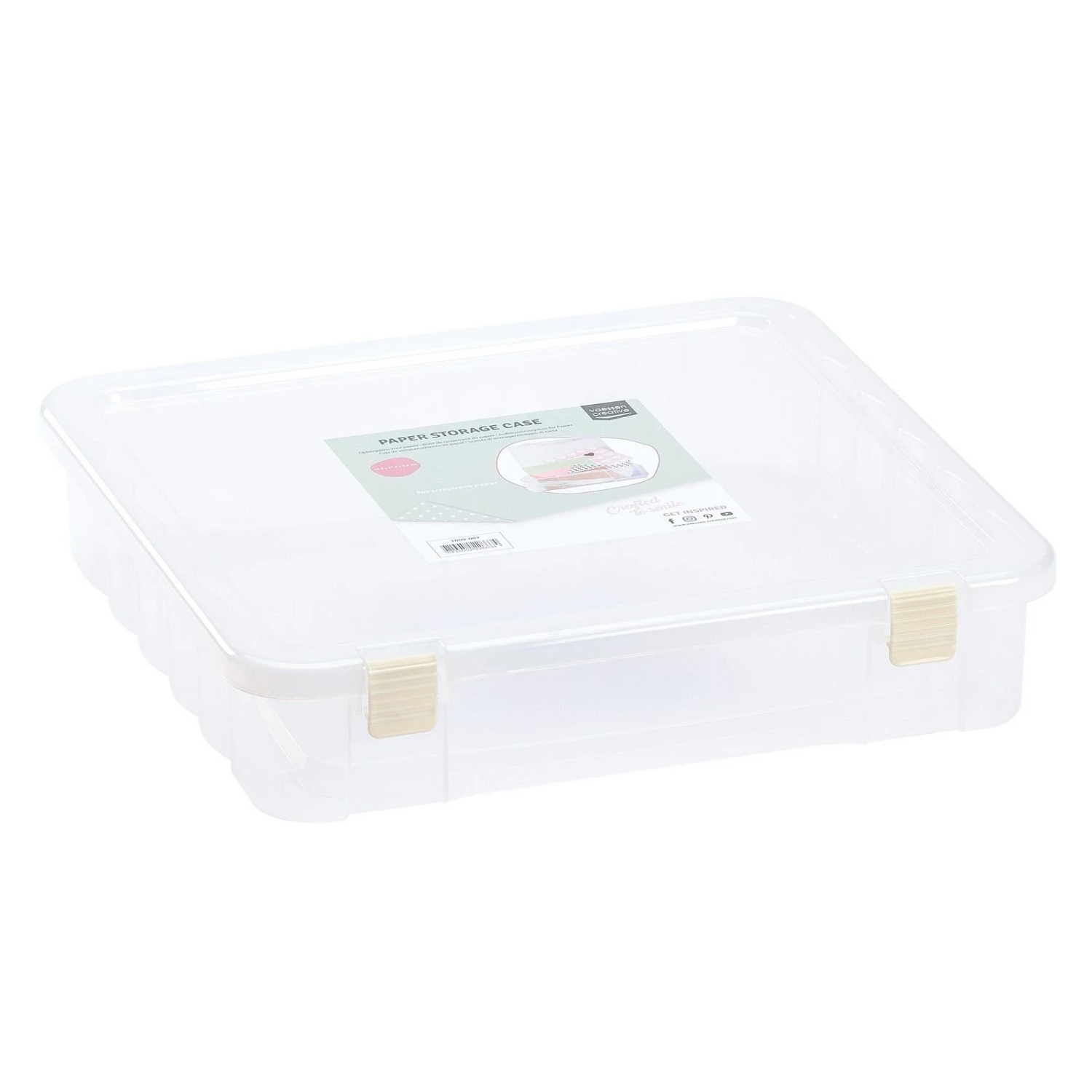 Vaessen Creative Oppbevaringsboks For Scrapbook Papir - Bilde 1