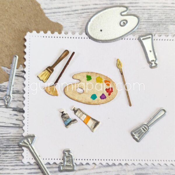 16200.jpg Gummiapan Dies Kunstner Sett