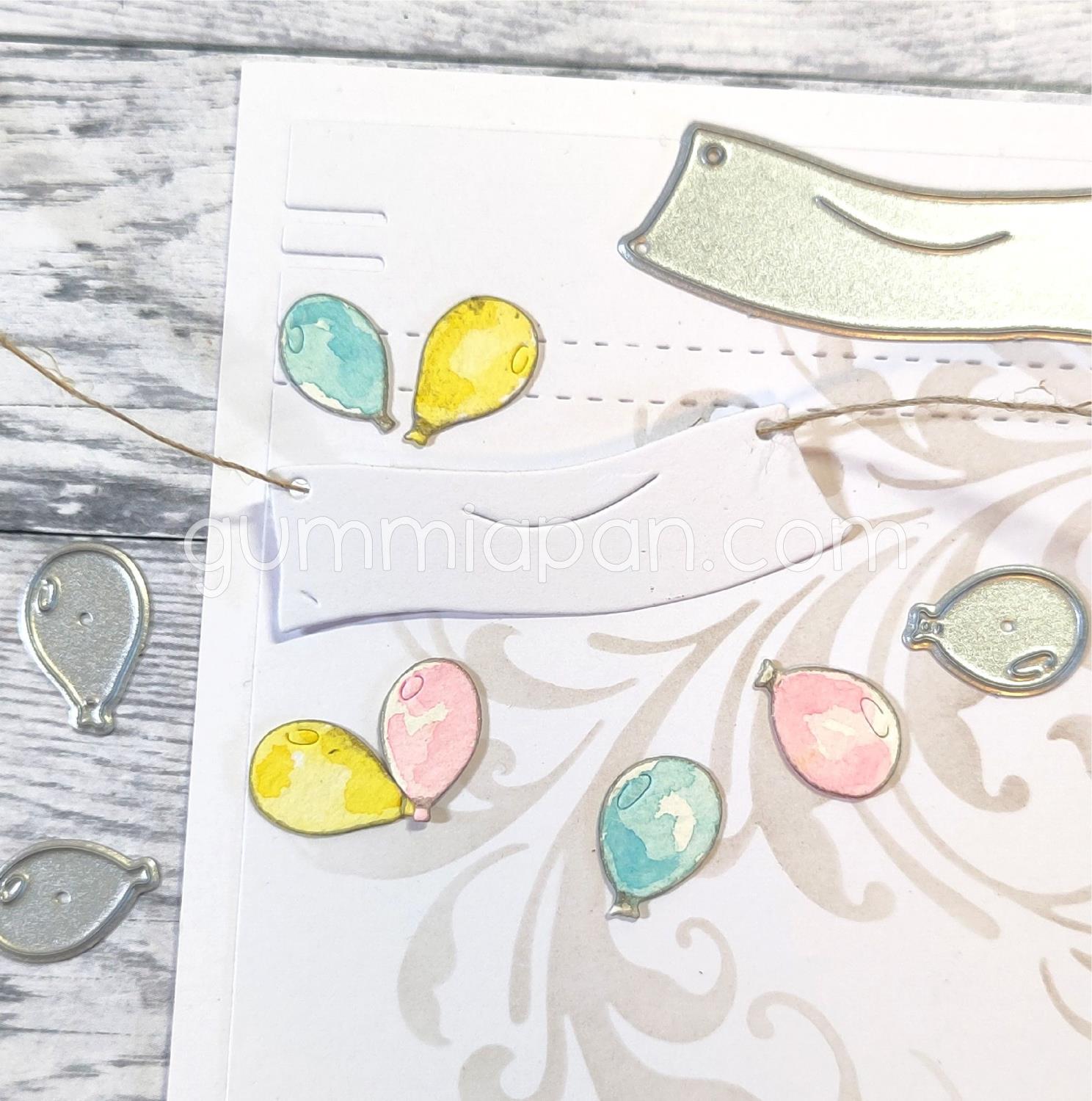 Gummiapan Dies Banner Og Ballonger - Bilde 1